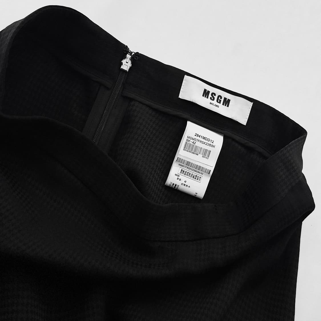 MSGM 비스코스 자카드 언발 스커트 상품이미지2