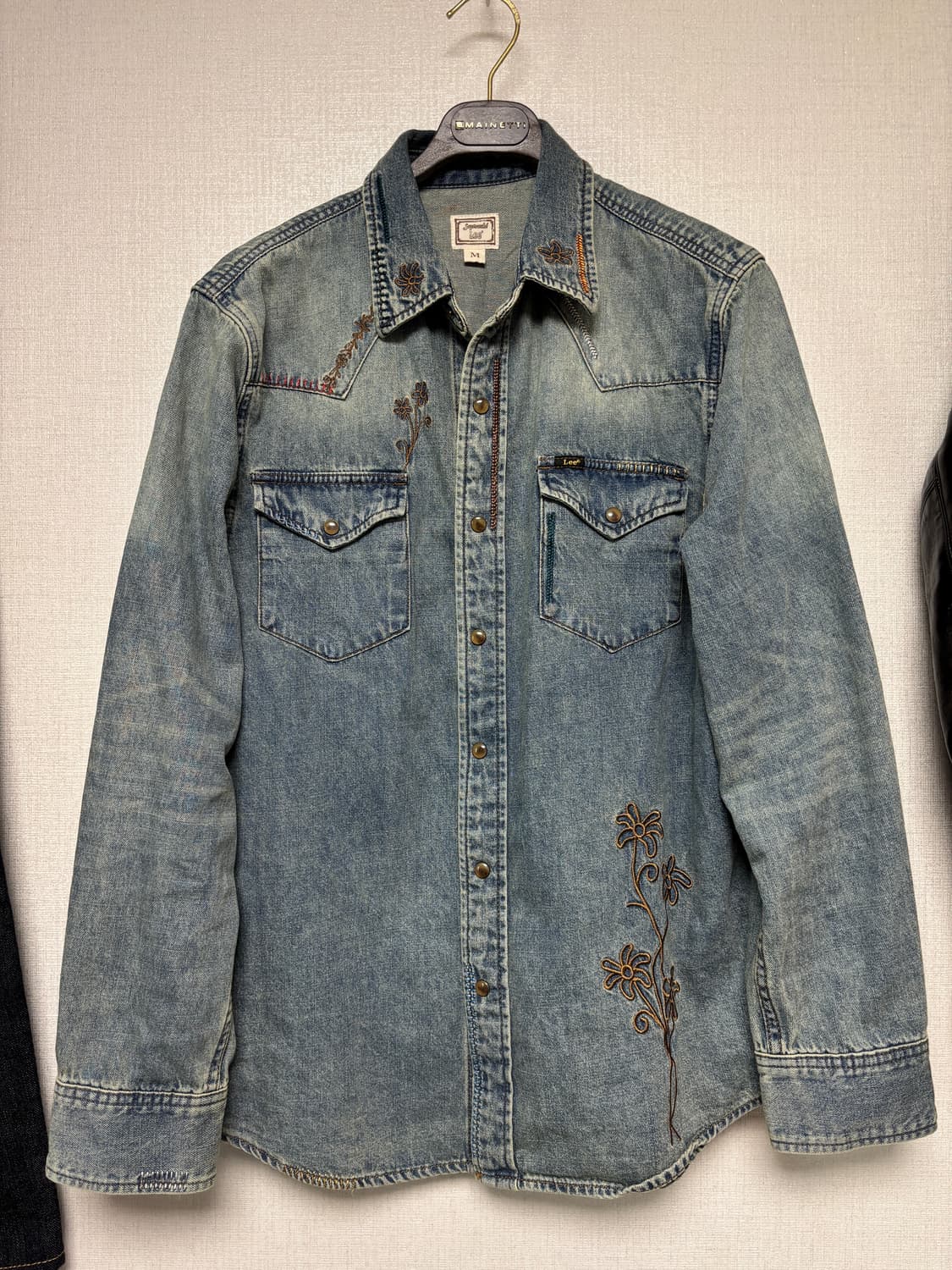 [Lee X Saytouche] 웨스턴 데님 셔츠 인디고 라이트 m 상품이미지1