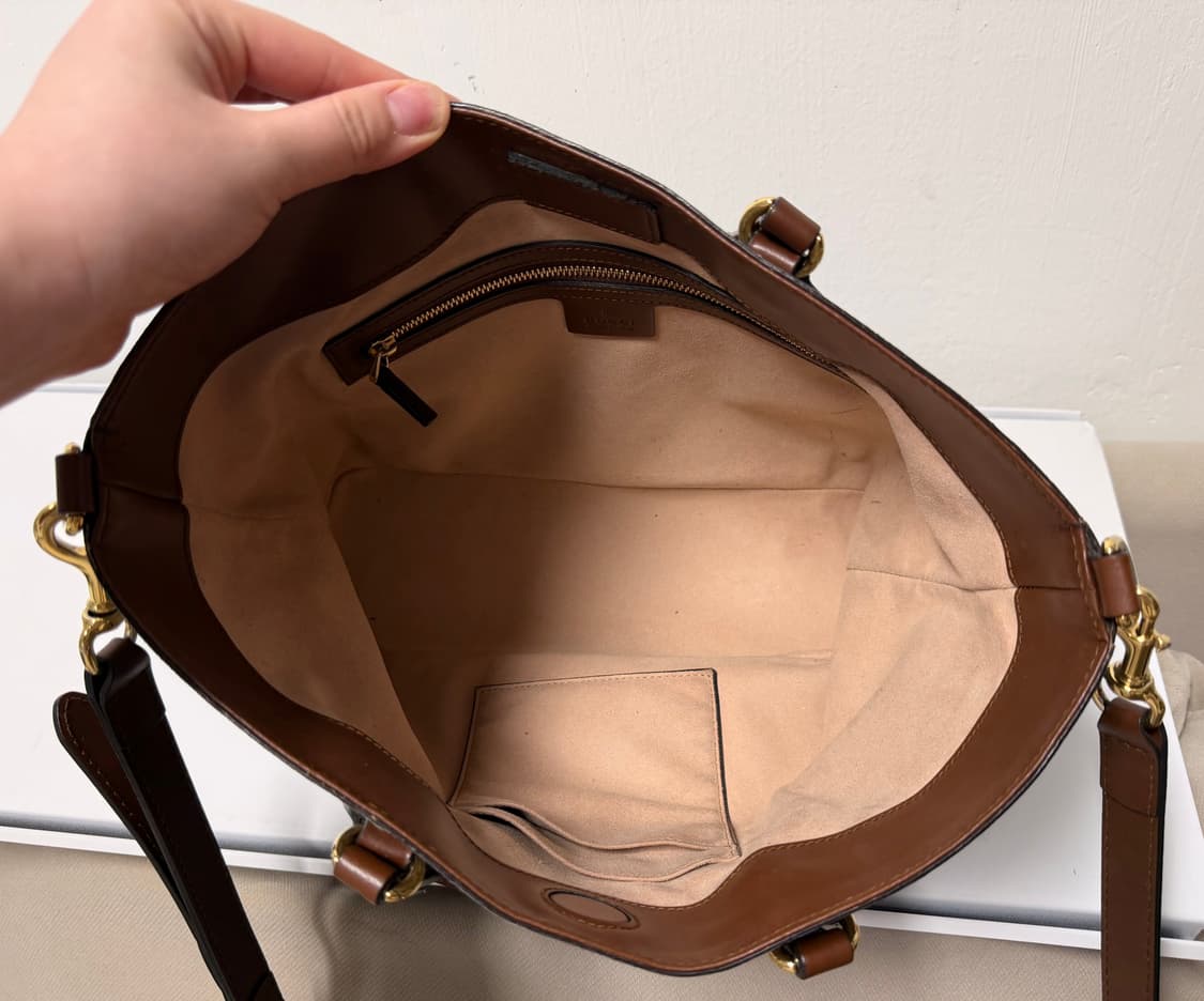 [정품] 구찌 GG 슈프림 캔버스 스몰 토트백  상품이미지5