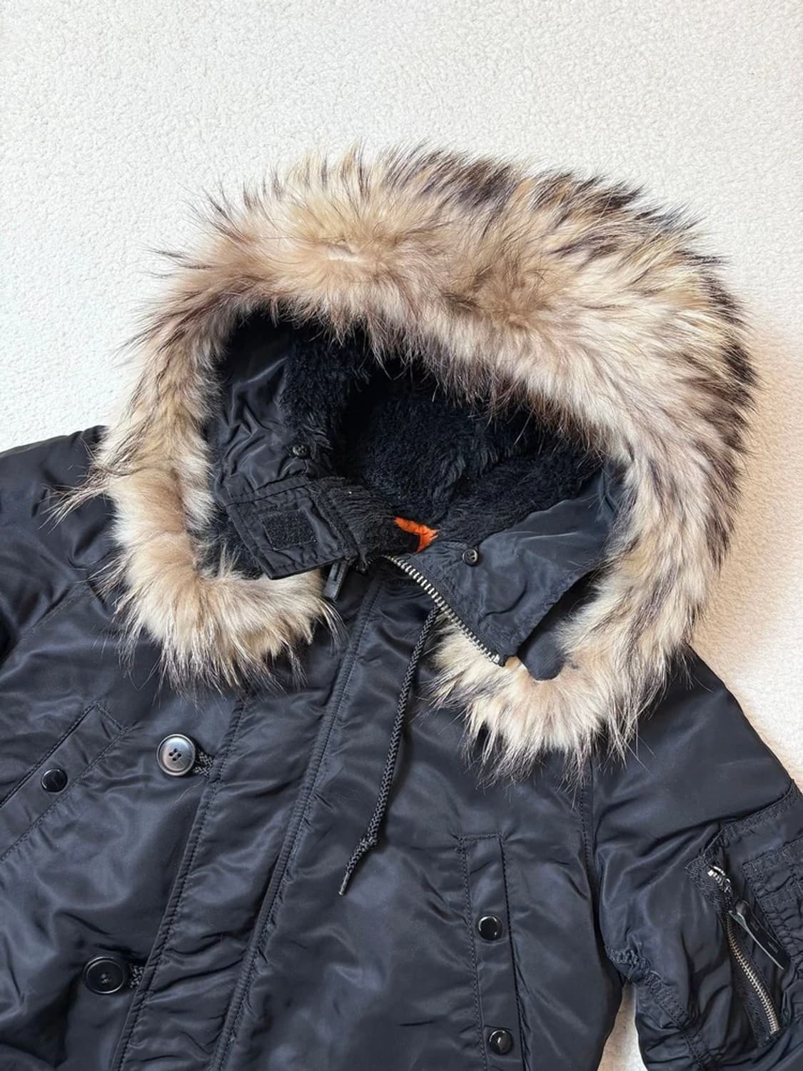 알파인더스트리 USA N-3B 새틴 밀리터리 파카 PN6835 상품이미지3