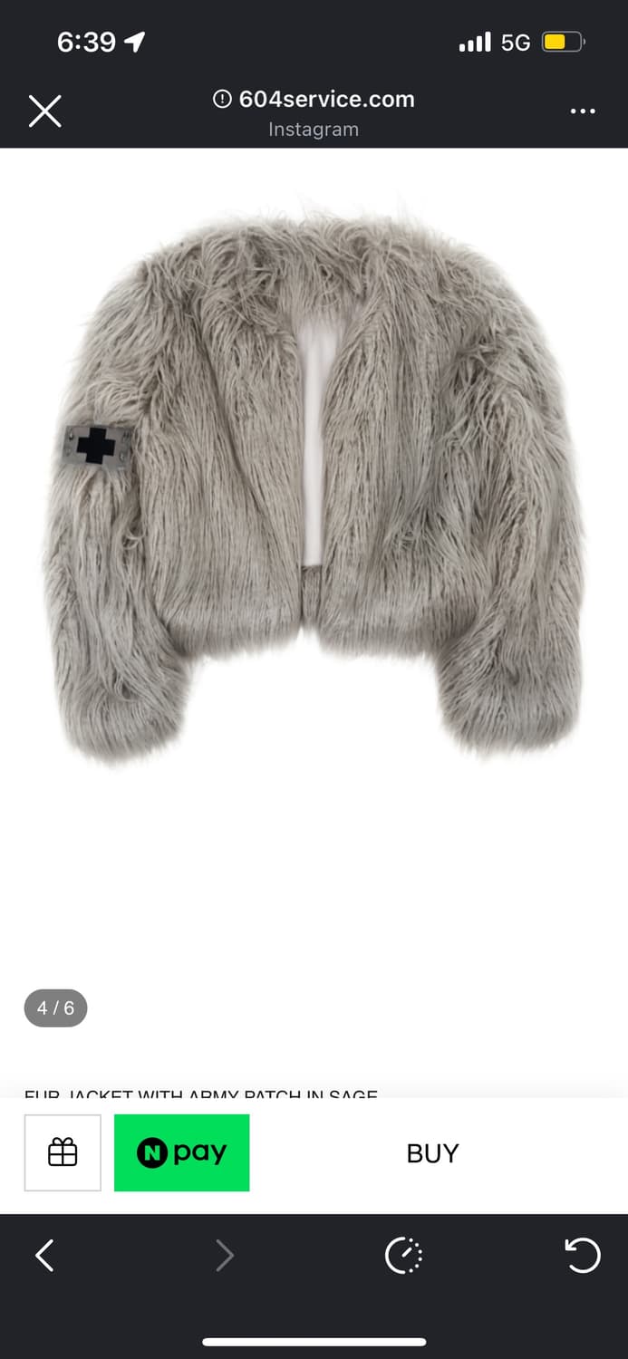 604service fur jacket 상품이미지2