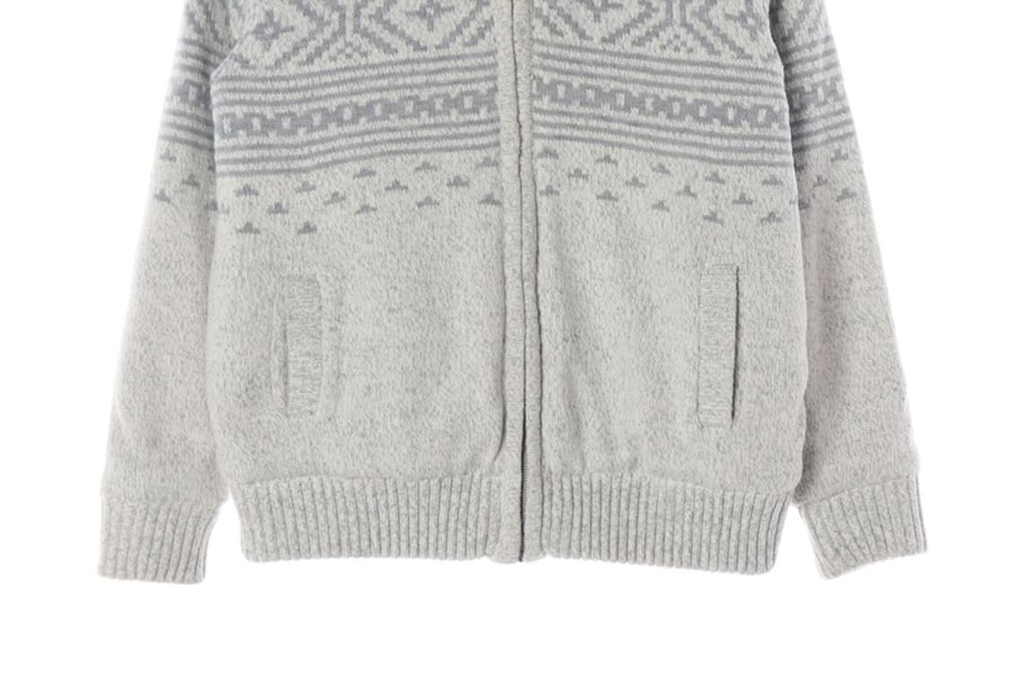 DESIGN UNITED 노르딕 페어아일 보아안감 후드집업 XL 상품이미지5