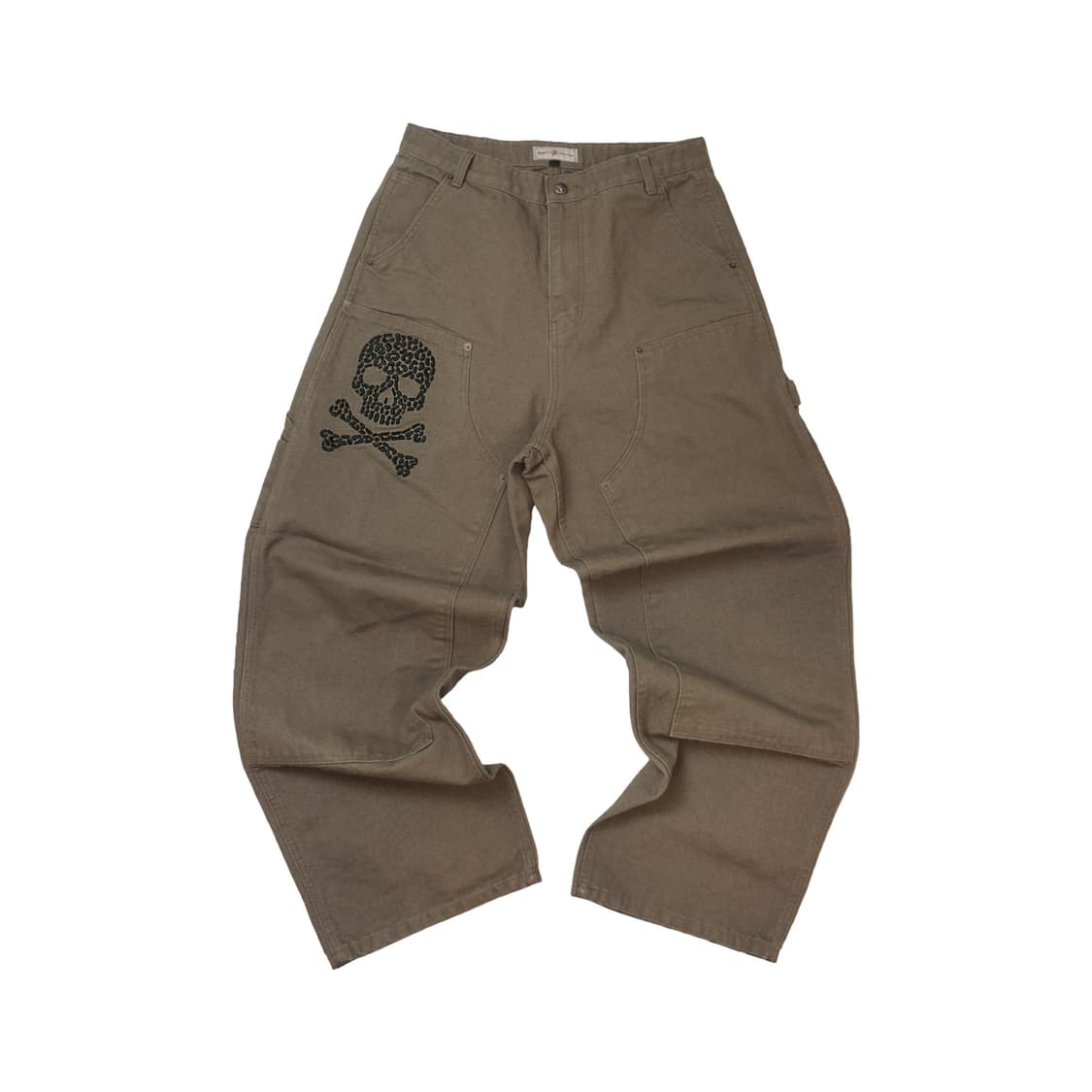 [3] 아오이로 더 데스 오브 크롬 더블 니 팬츠 모카 브라운 상품이미지1