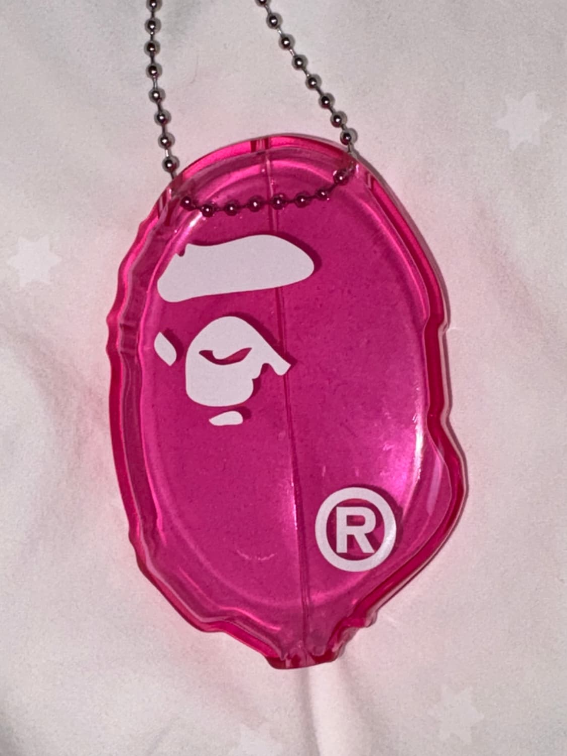 베이프 에이프 헤드 코인 케이스 M 핑크 상품이미지5