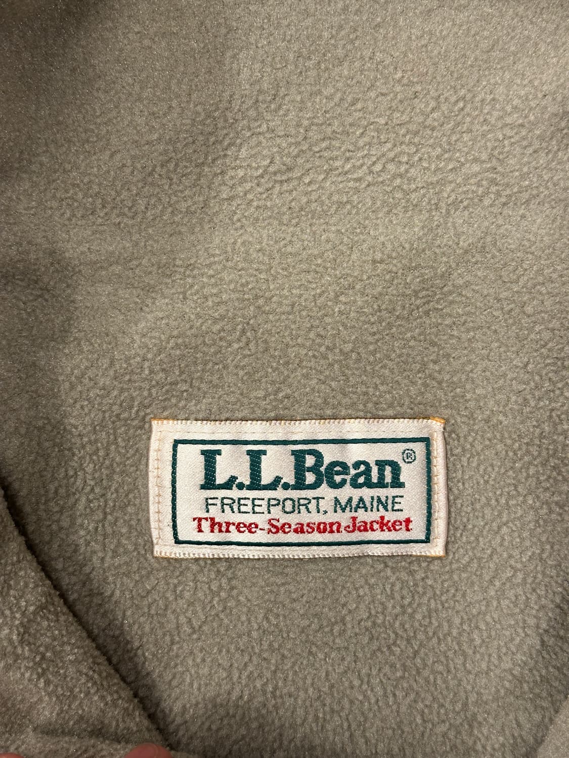 90s L.L.Bean 엘엘빈 쓰리시즌 웜업자켓 L 상품이미지4