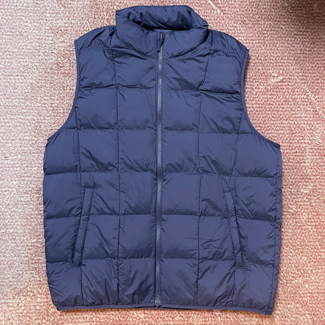 유니클로 퍼프테크 패딩 베스트 퍼플 상품이미지1