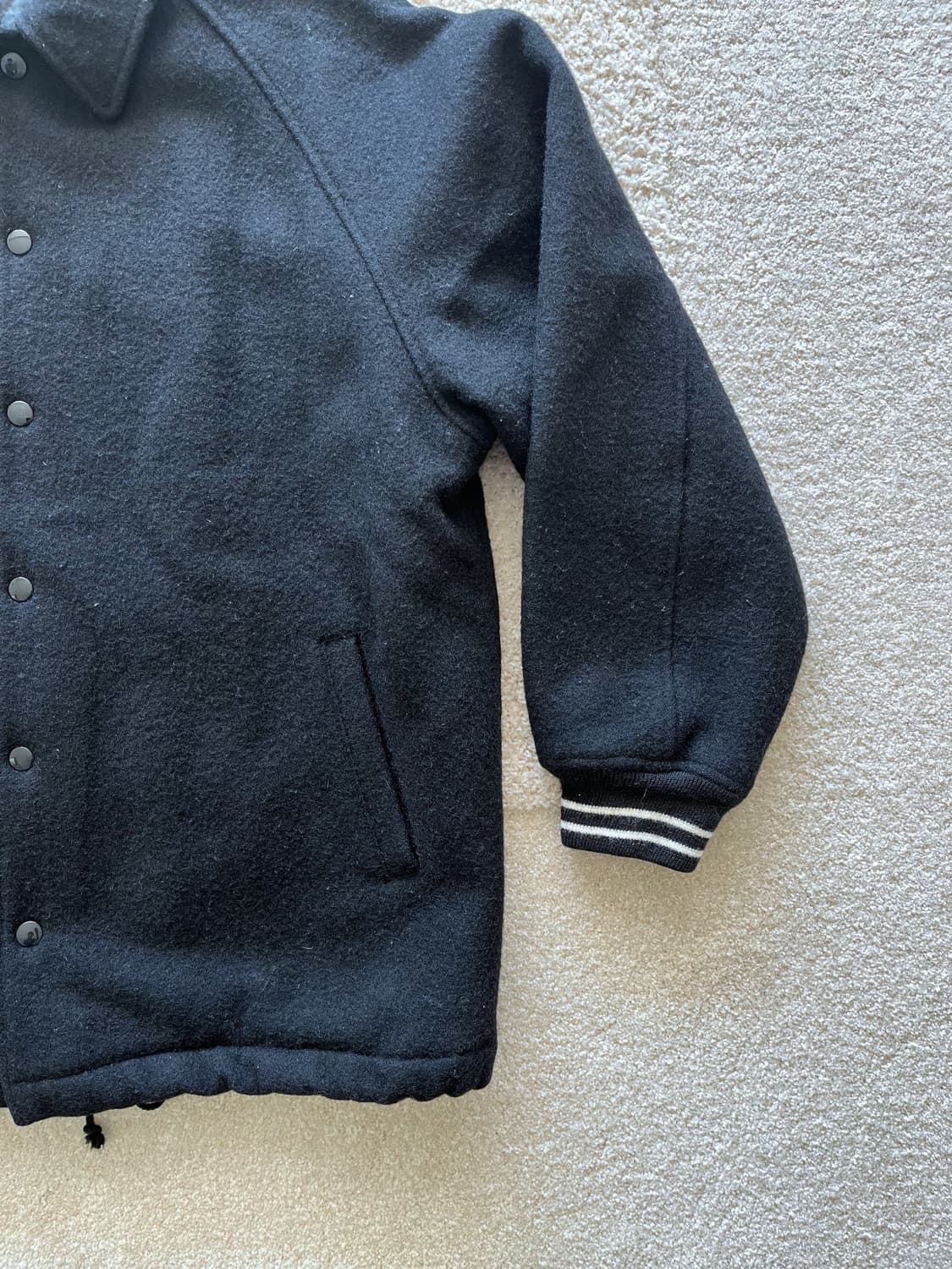 VAN JAC 퀄팅 울 봄버 자켓 (105-110) 상품이미지4