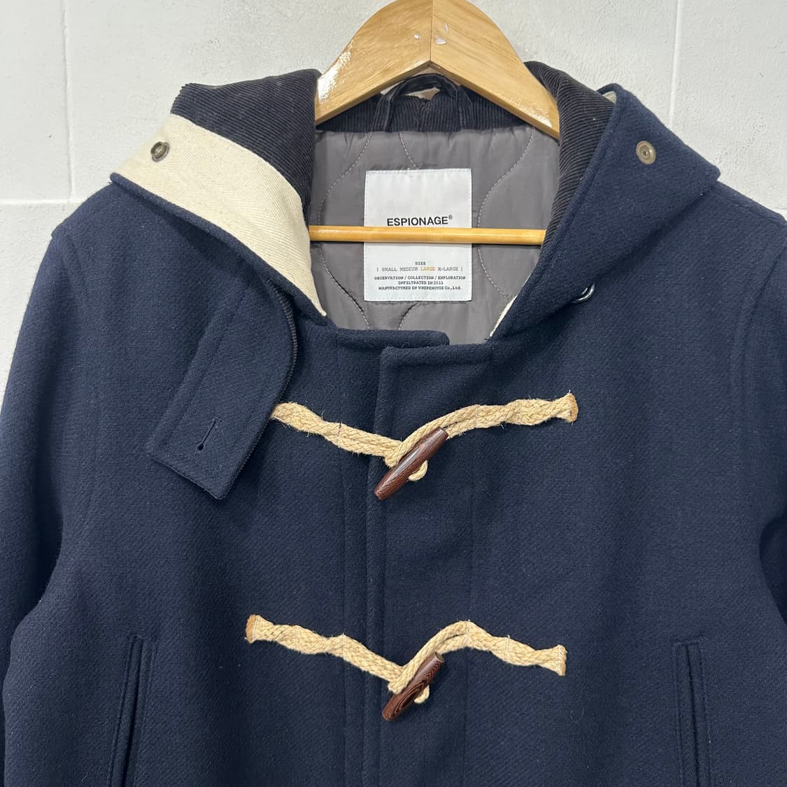 에스피오나지 누빔 더플 코트 상품이미지2