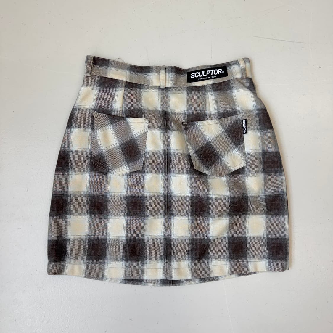 스컬프터 체크 스커트 자켓 셋업 세트 상품이미지7