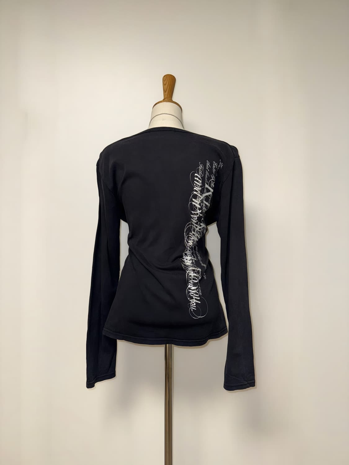 레터링 와투케 블랙 롱슬리브 상품이미지4