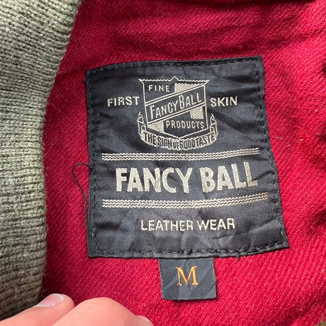 90‘s Fancy Ball 피그 스웨이드 레더 봄버 자켓 상품이미지8