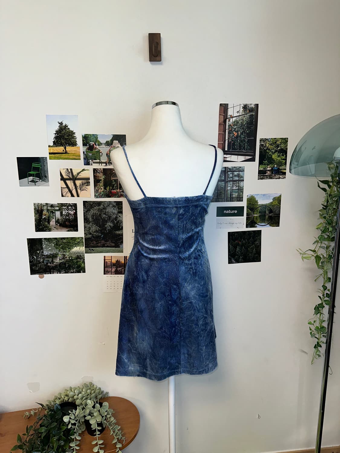 Deep blue velvet python ops 상품이미지2