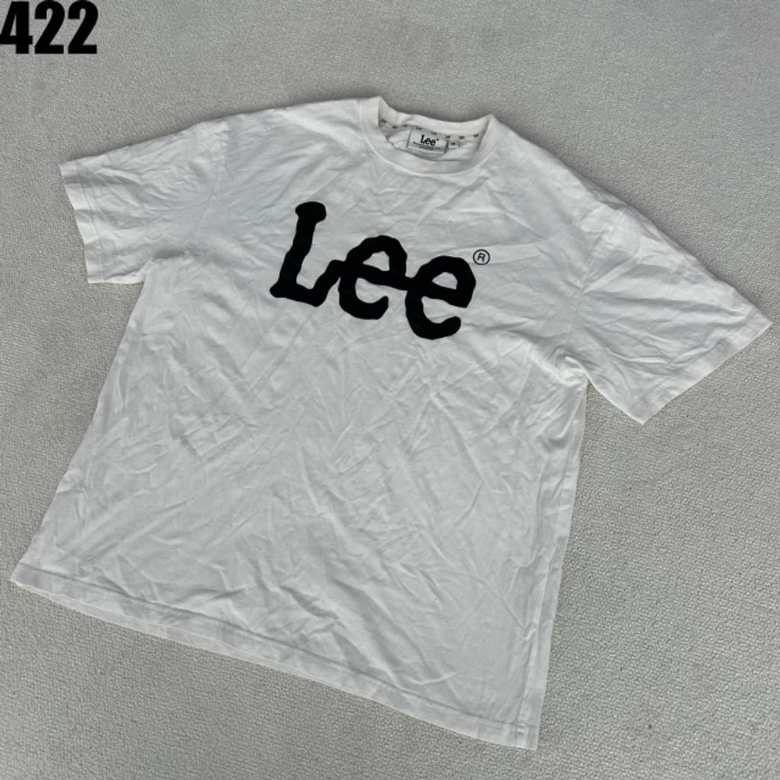 Lee 화이트 반팔티셔츠  상품이미지1