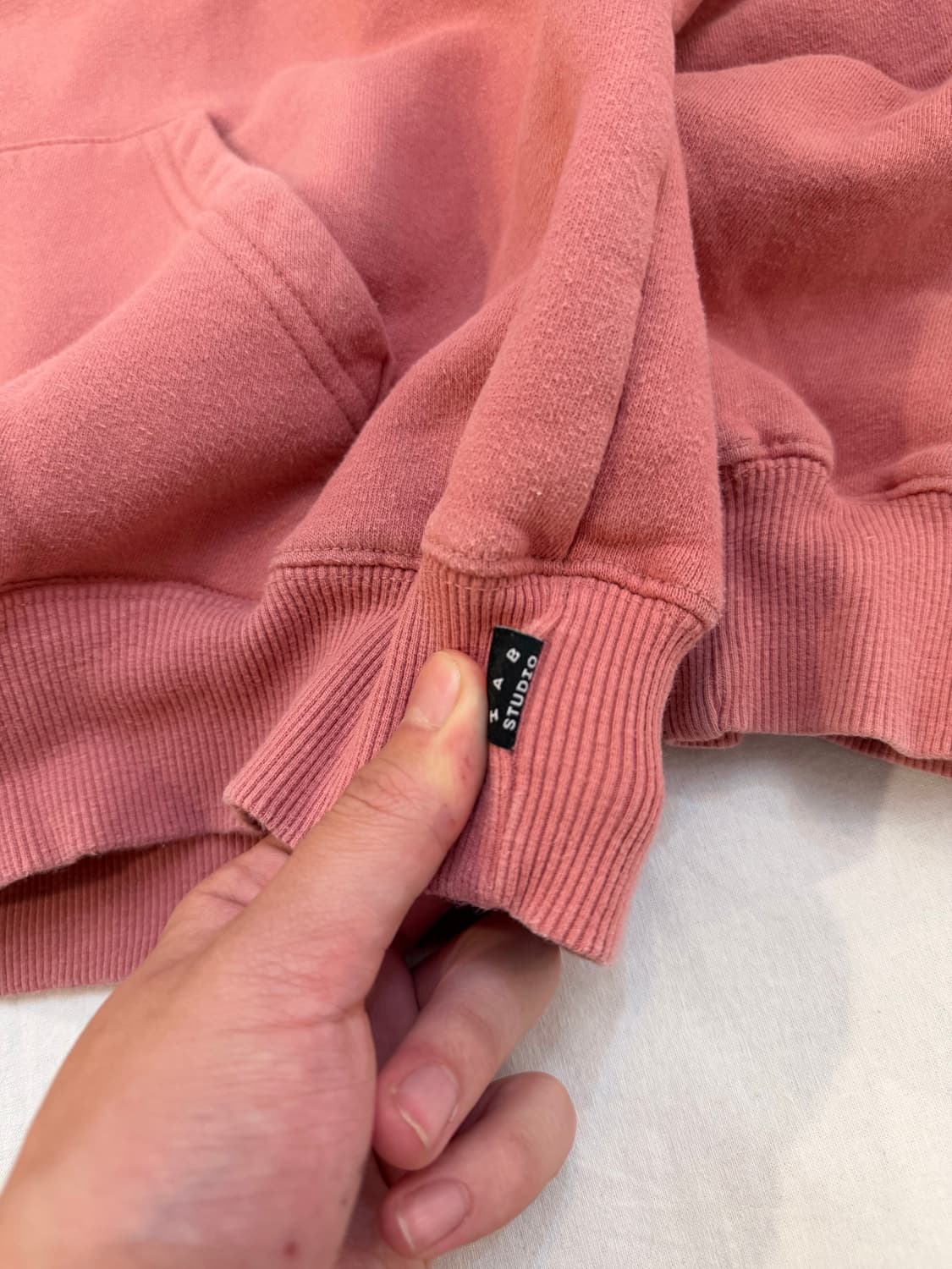 아이앱 스튜디오 후드티 로즈핑크 상품이미지4