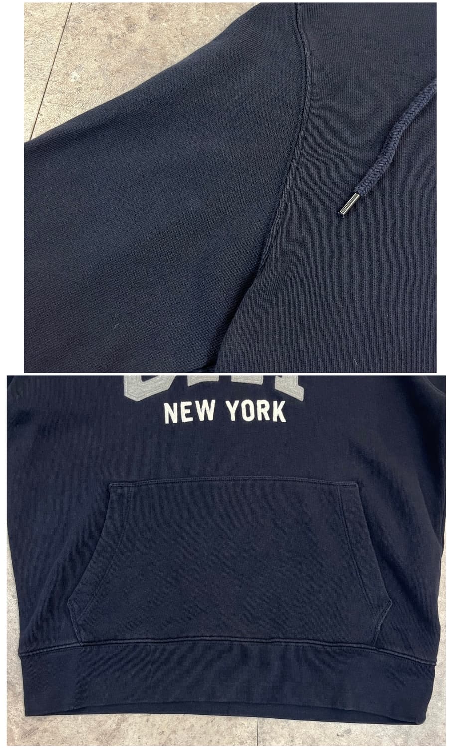 갭 후드티 네이비 M #csz4064 상품이미지6