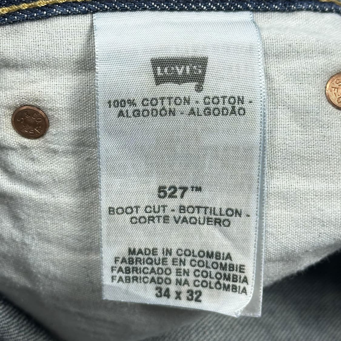 리바이스 527 오리지널 워싱 데님팬츠 (34인치) 상품이미지7