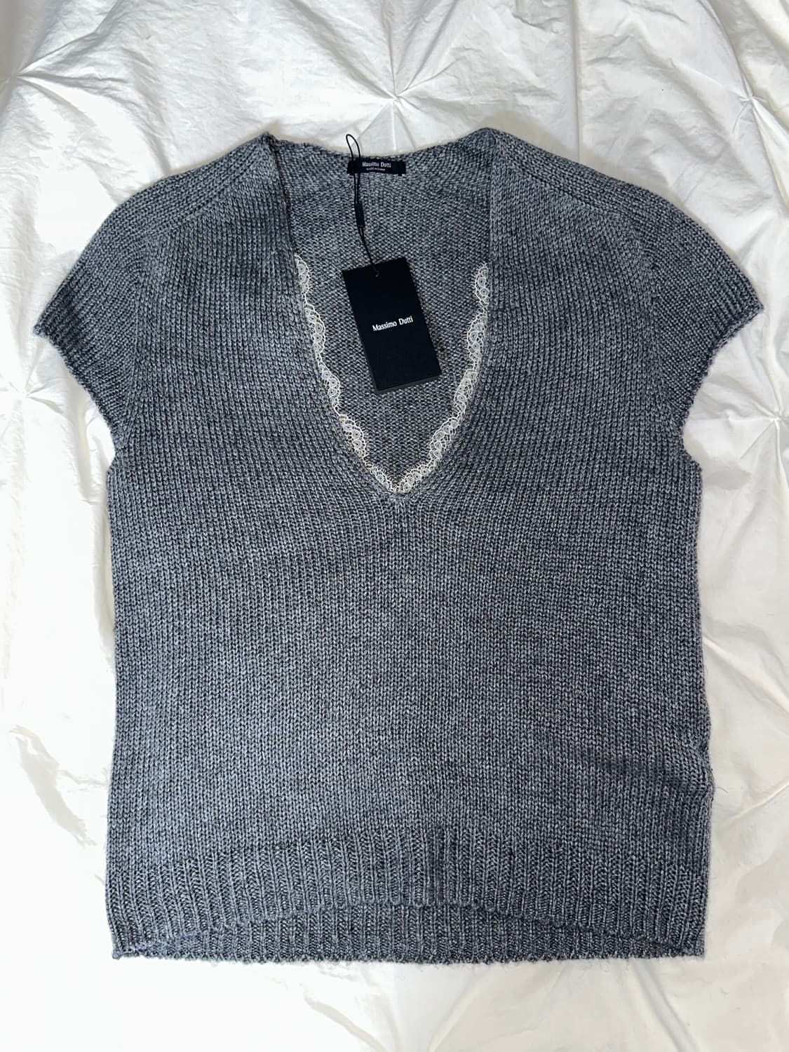 마시모두띠 레이스 반팔 니트 새상품 상품이미지1