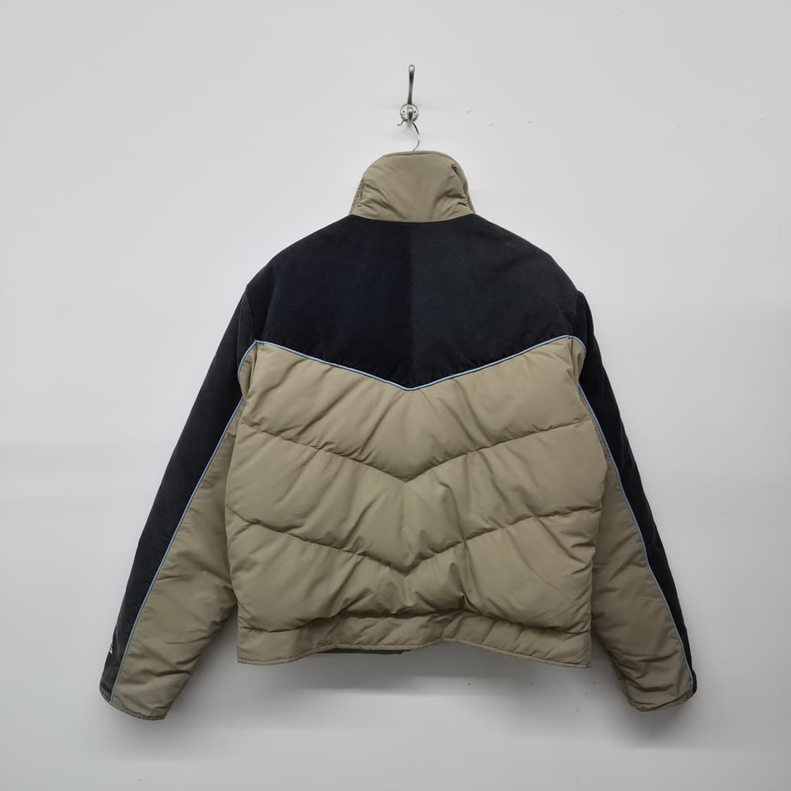 게리 블랙/베이지 패딩 점퍼 남성 XL 상품이미지7