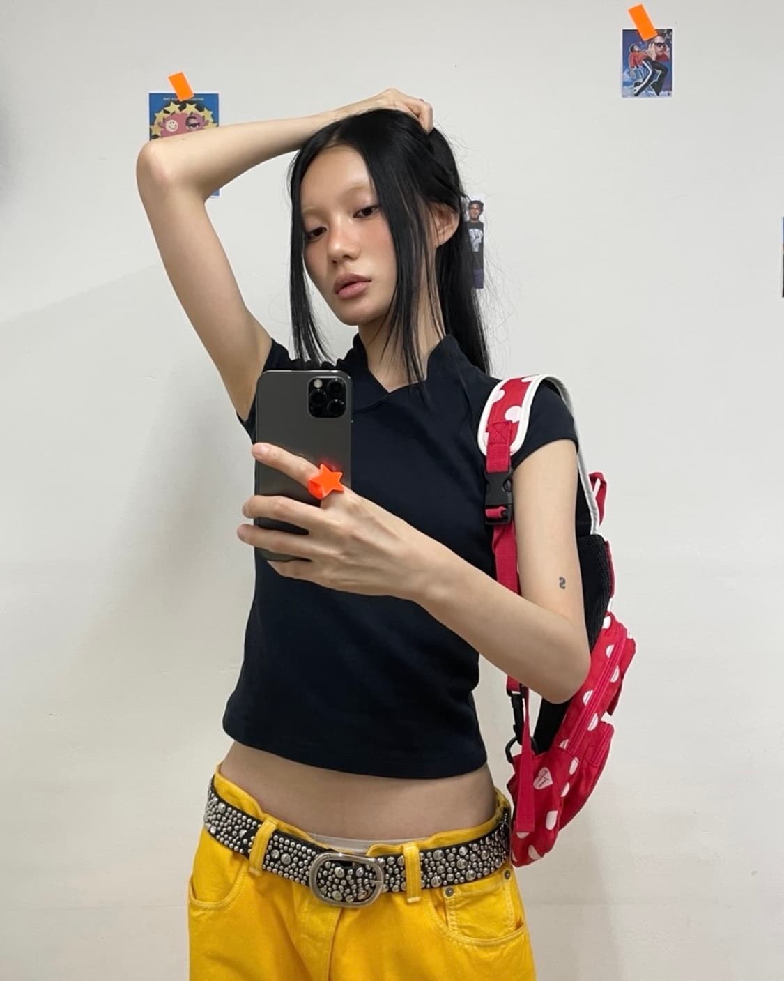 ribbon red dot bag 상품이미지4