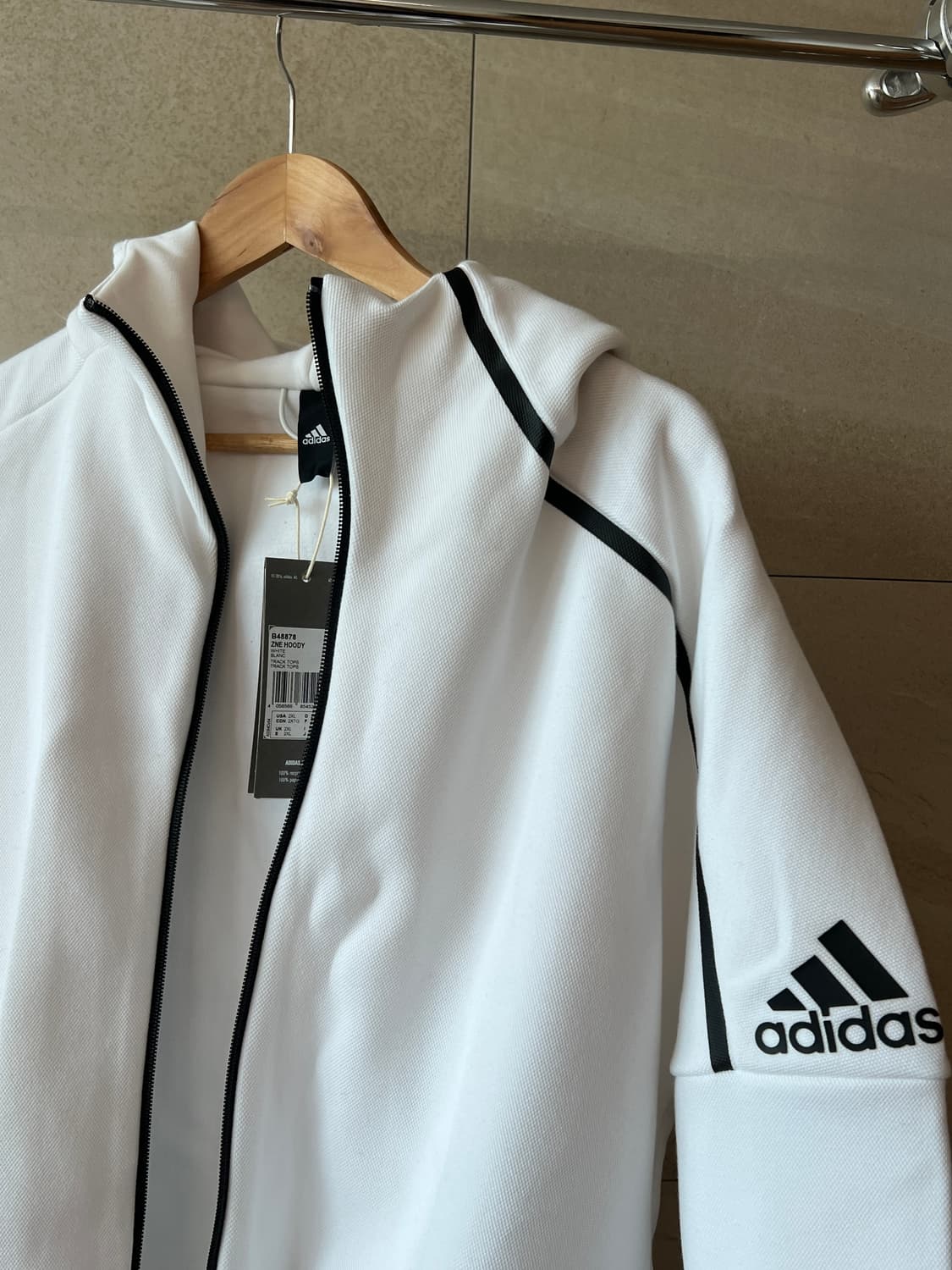 [110/2XL] [새제품] 아디다스 야상 바람막이 (가볍고 탄탄함) 상품이미지6