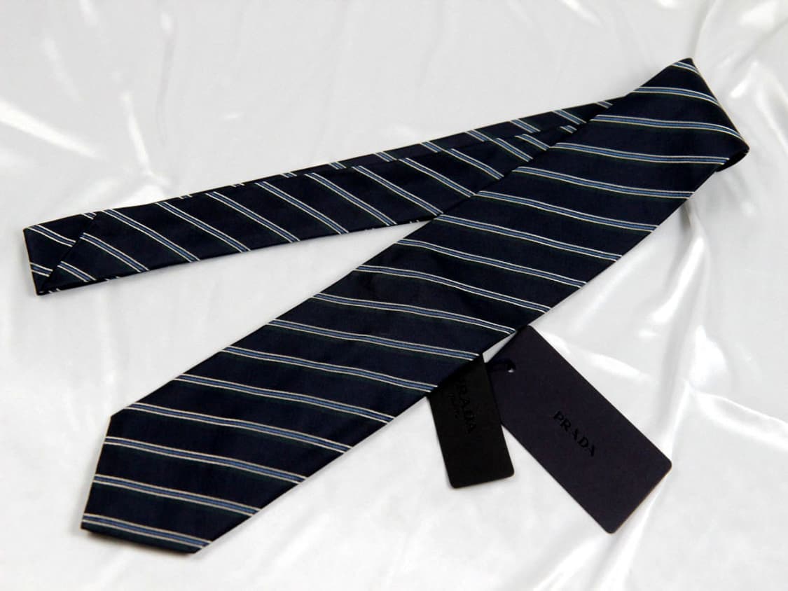 프라다 7cm 미사용 S등급 슬림 남자 명품 넥타이 상품이미지3