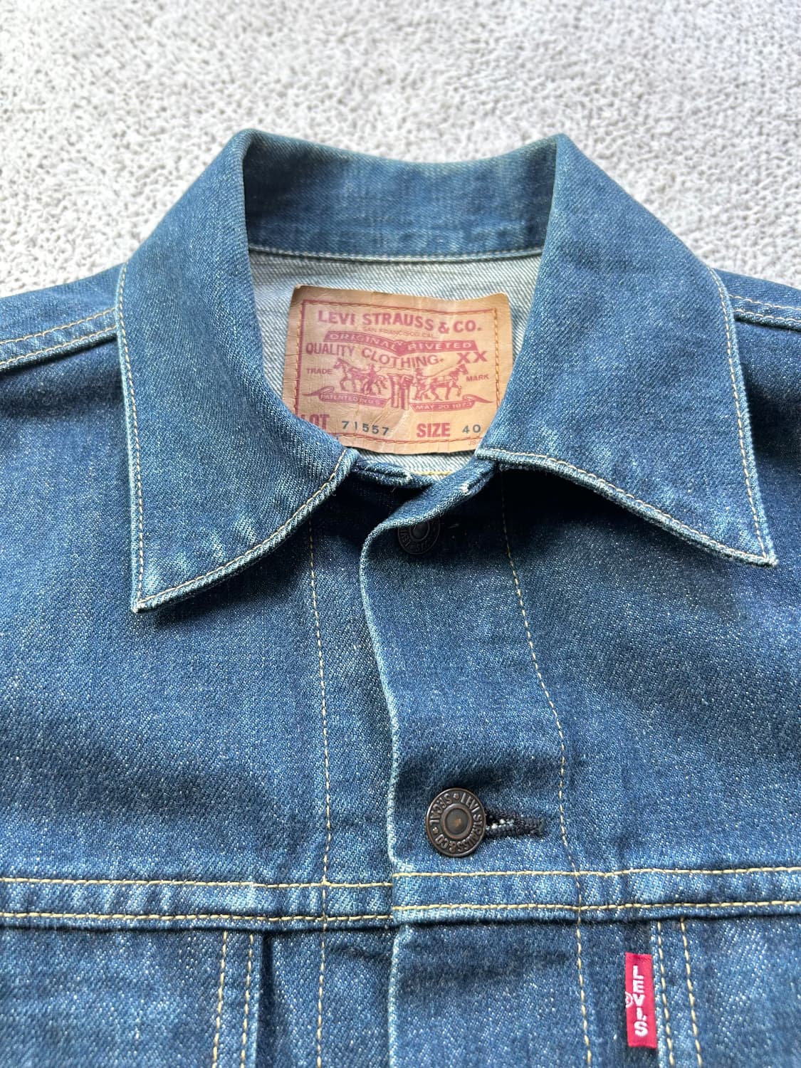일본판 90S LVC LEVIS 리바이스 71557빈티지데님 40  상품이미지2