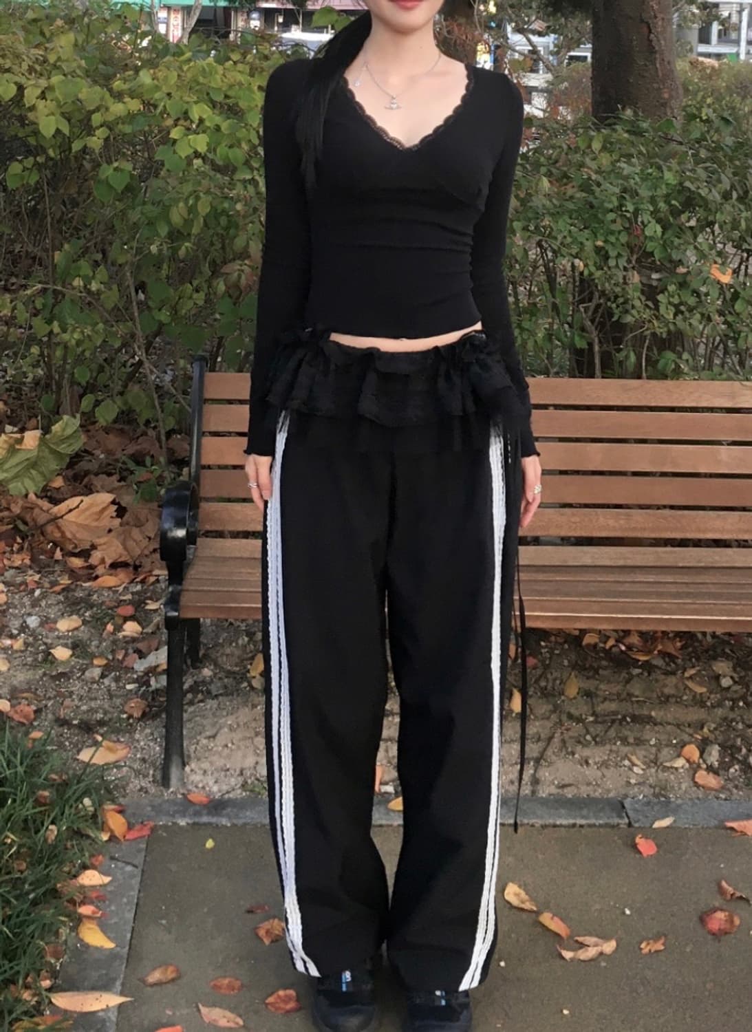 딧소어 ditsor 글레시어 레이스 나일론 트레이닝 팬츠 바지 상품이미지6