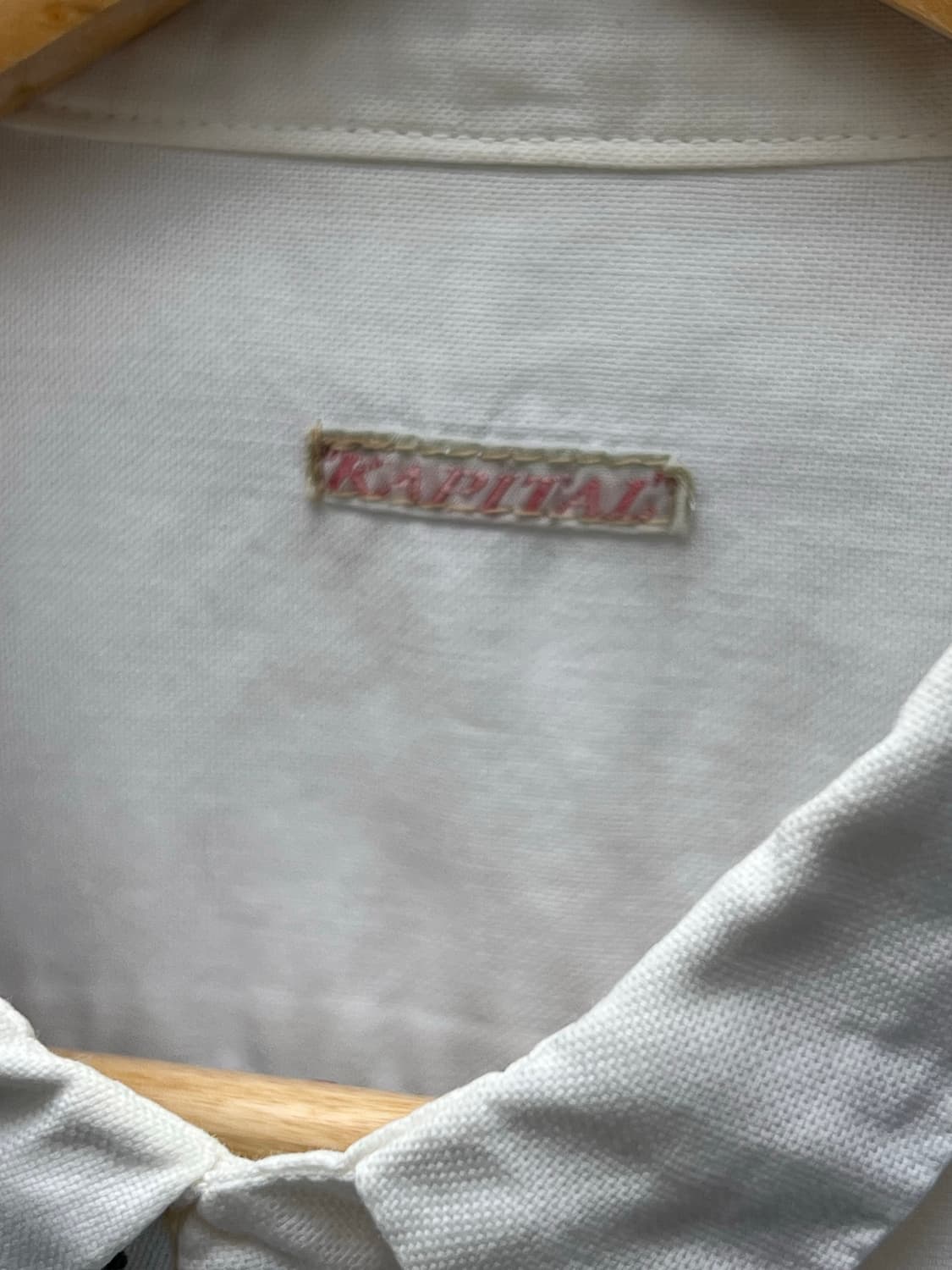 Kapital Linen White Shirt 상품이미지4