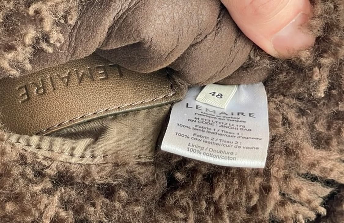 르메르 리버시블 무스탕 48사이즈 상품이미지9