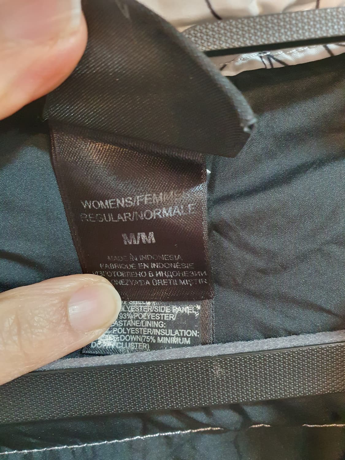 노스페이스 화이트 플라워 패턴 패딩 상품이미지6