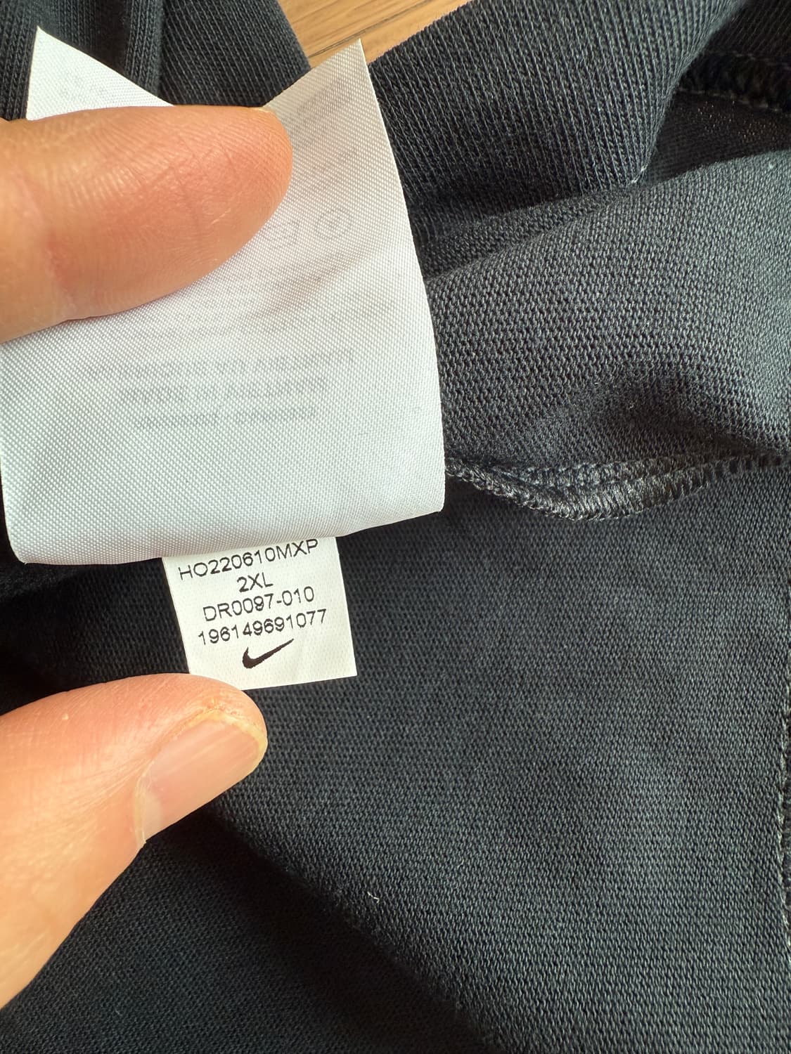 [XXL] 나이키 피스마이너스원 피마원 롱슬리브 긴팔 티셔츠 블랙 지디 상품이미지6