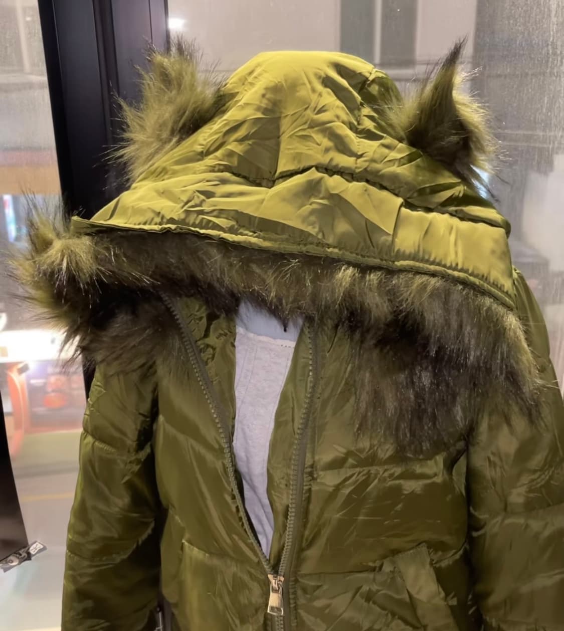 네코 퍼 패딩 자켓 상품이미지2