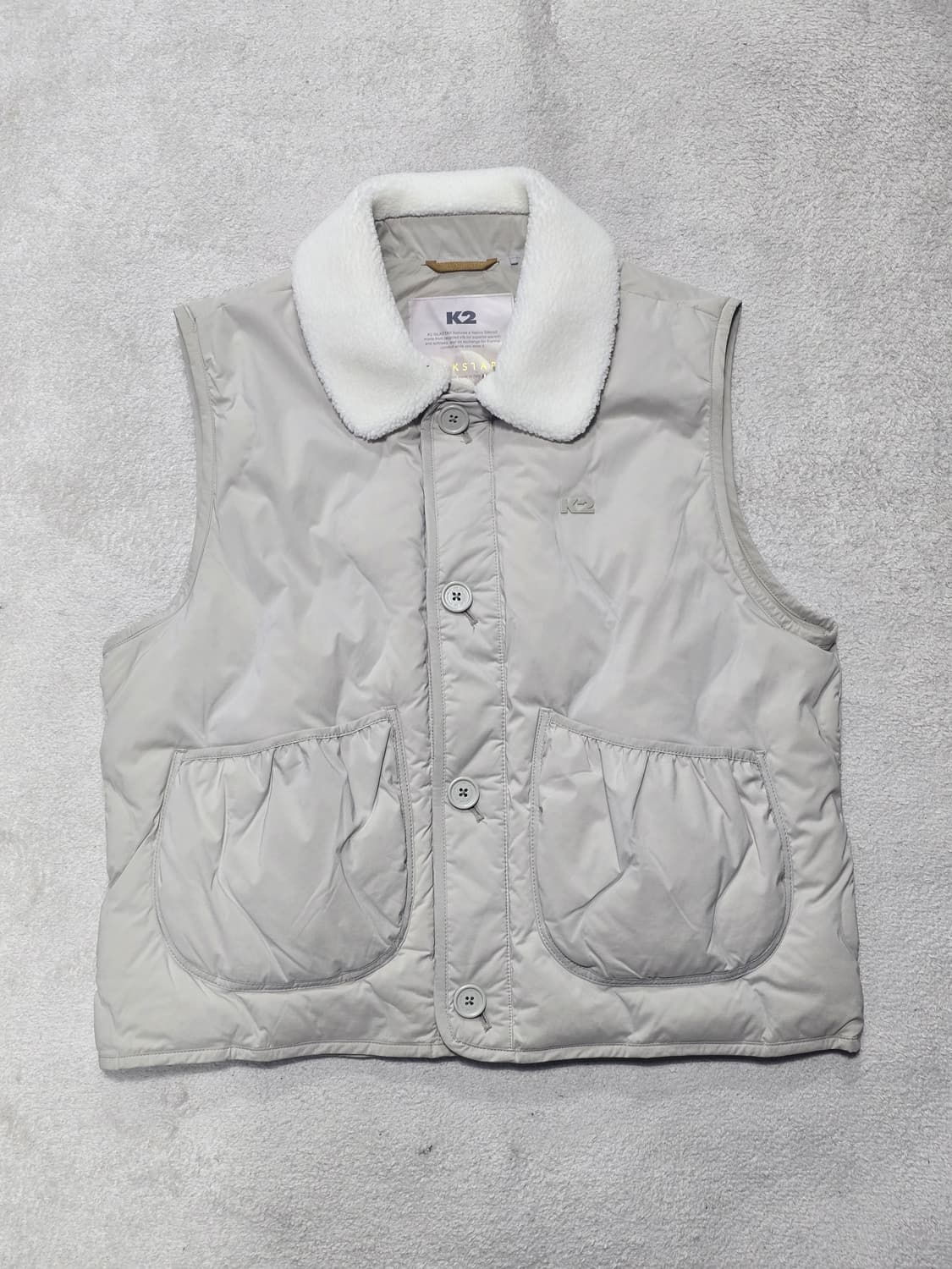 K2 24FW 실크스타 베스트 베이지 95 상품이미지1