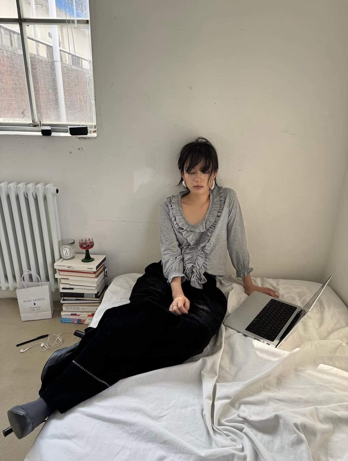 노이어덜트 스쿱넥 프릴티 *내용필독 상품이미지1