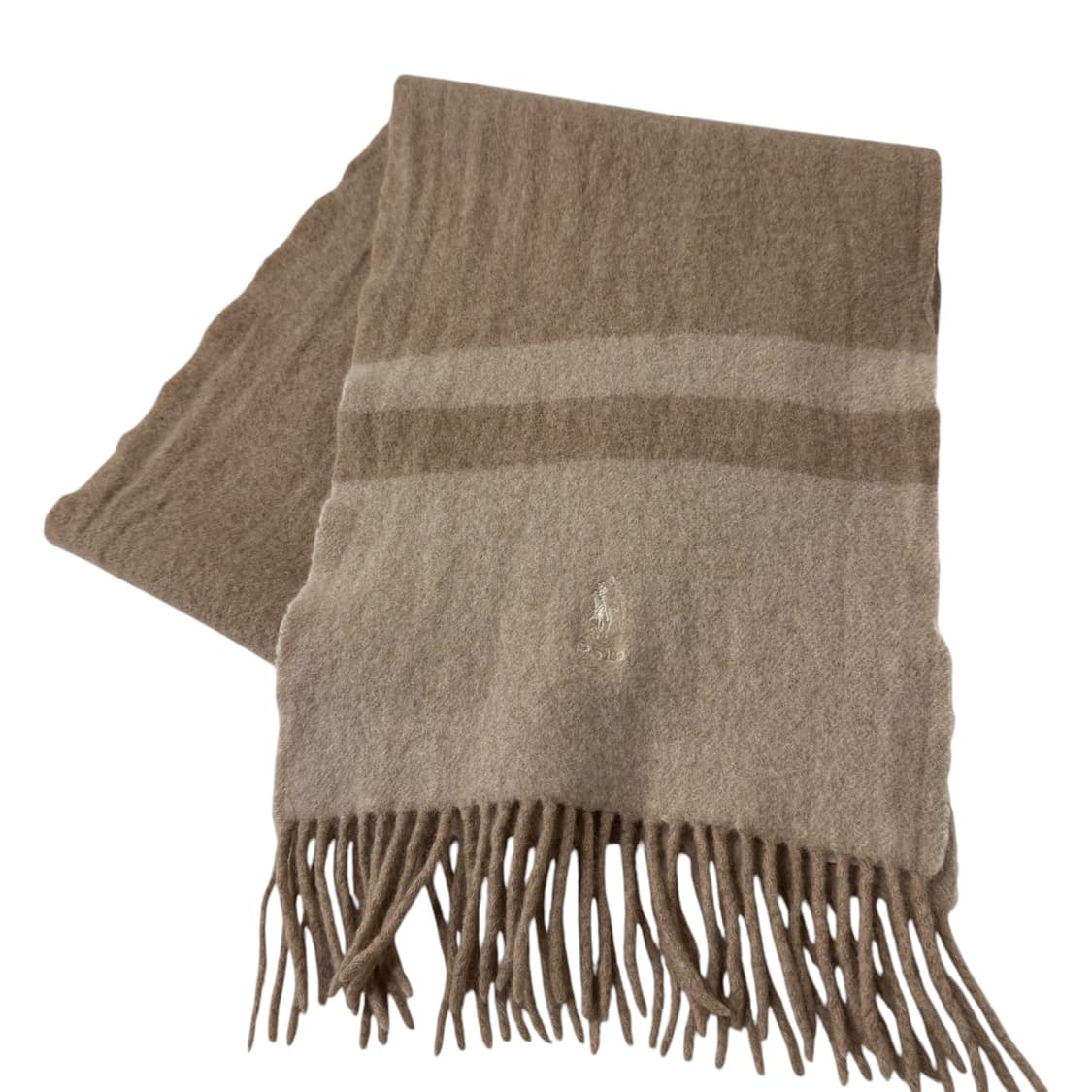 신형 폴로 랄프로렌 오트밀 머플러 상품이미지1