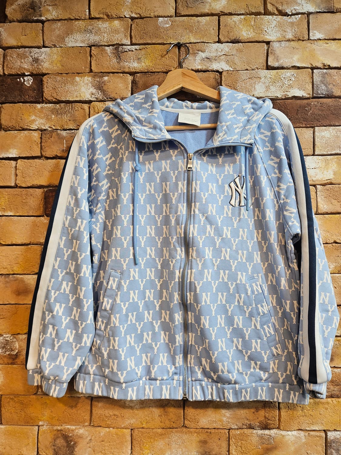 MLB NY 양키스 모노그램 후드집업 S(90) 상품이미지1