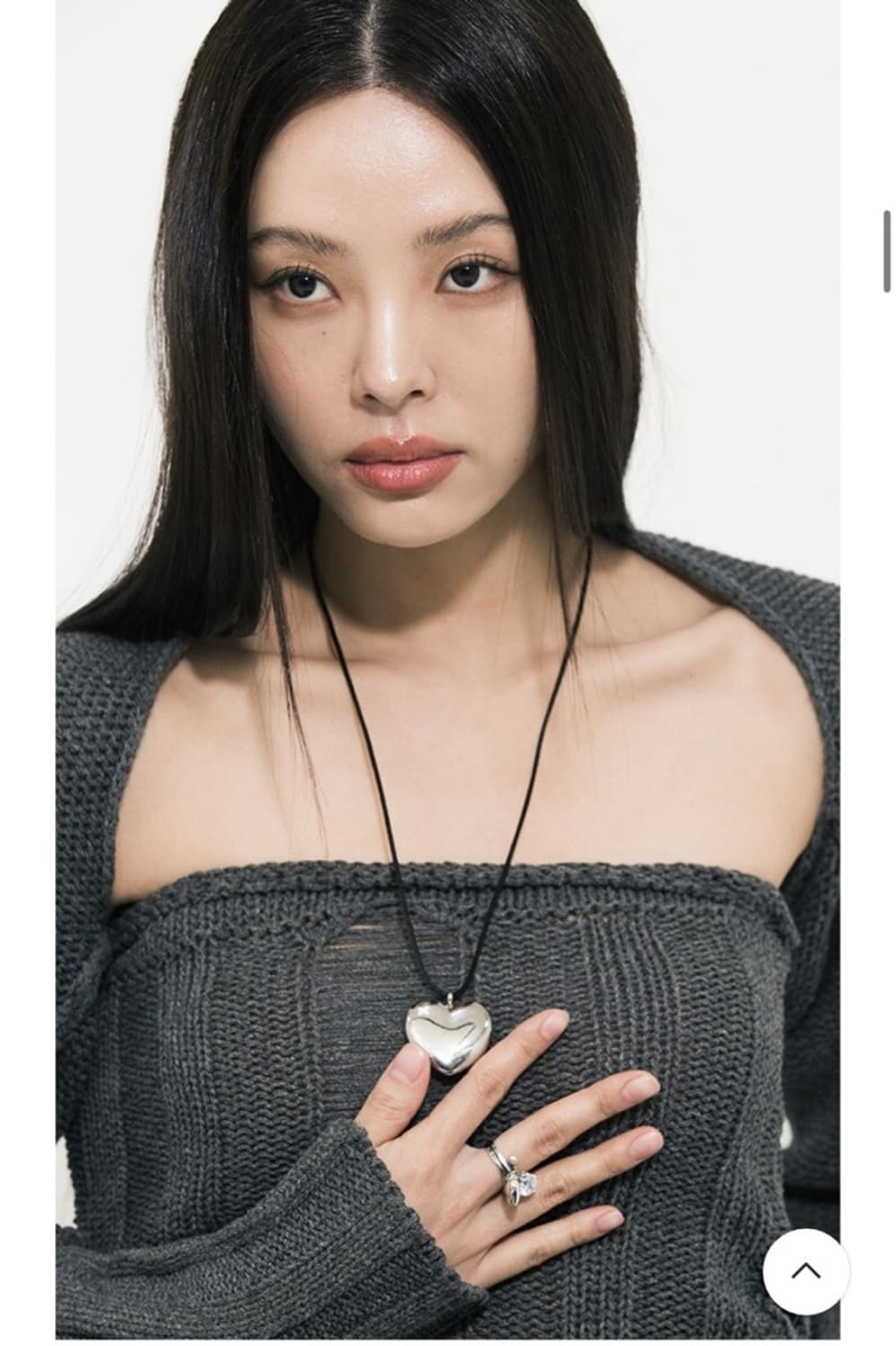(단종템)Jumbo Heart String Necklace(한소희템) 상품이미지6