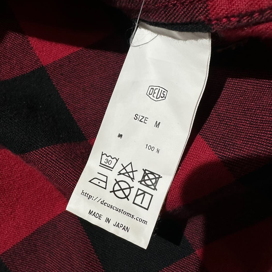 데우스 엑스 마키나 플란넬 체크 셔츠 상품이미지6