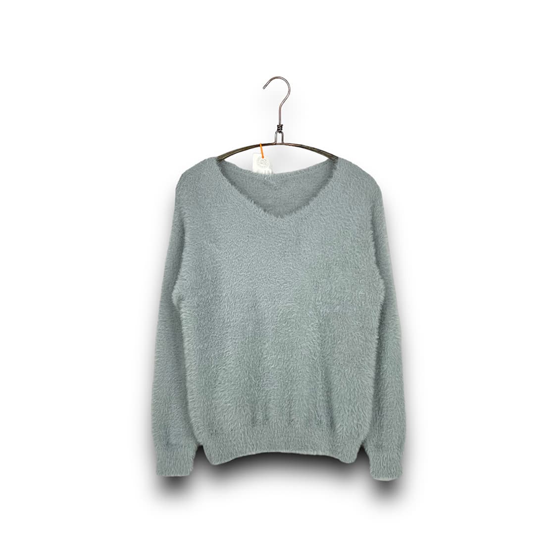 일본 빈티지 헤어리 V넥 니트 상품이미지1