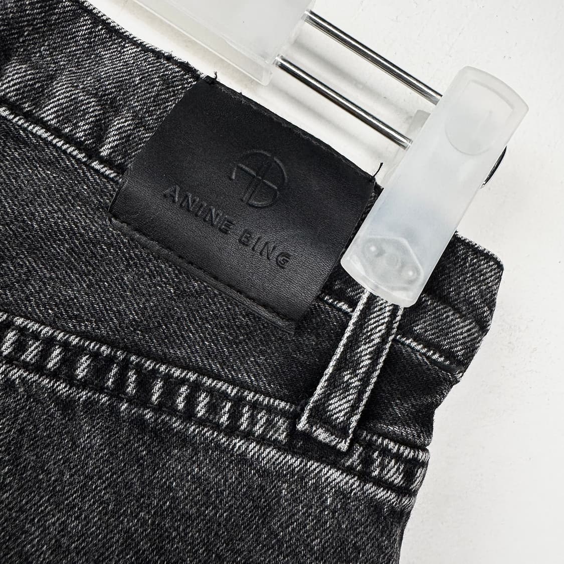 애니빙 ANINE BING 블랙 데님 숏팬츠 상품이미지6