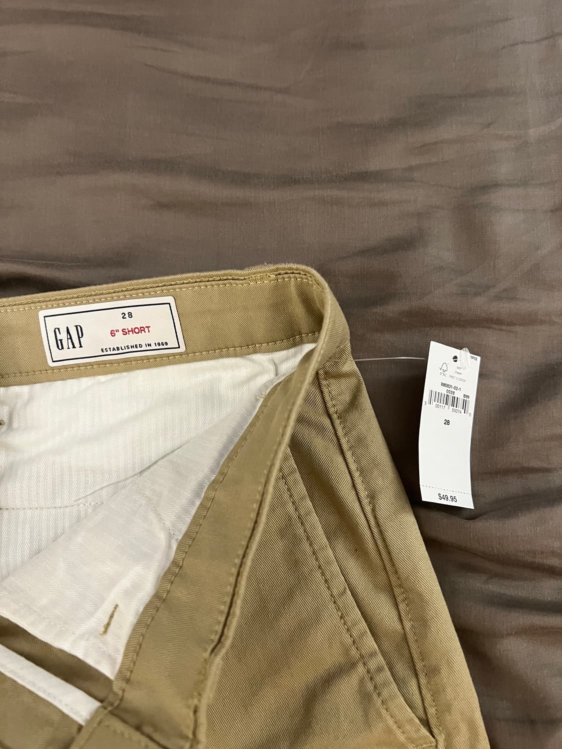 갭 GAP 반바지 프렙스터 베이지 28 새제품 상품이미지4