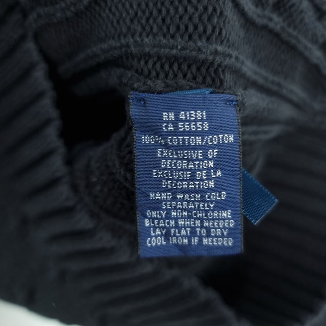 [폴로 랄프로렌] 포니 로고 자수 브이넥 케이블 꽈배기 니트 M19904 상품이미지8