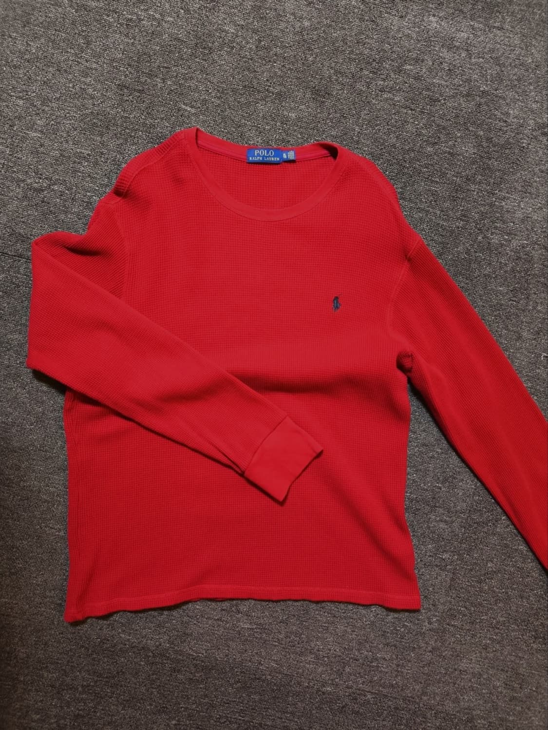 XL 폴로랄프로렌 와플 니트 레드 상품이미지1
