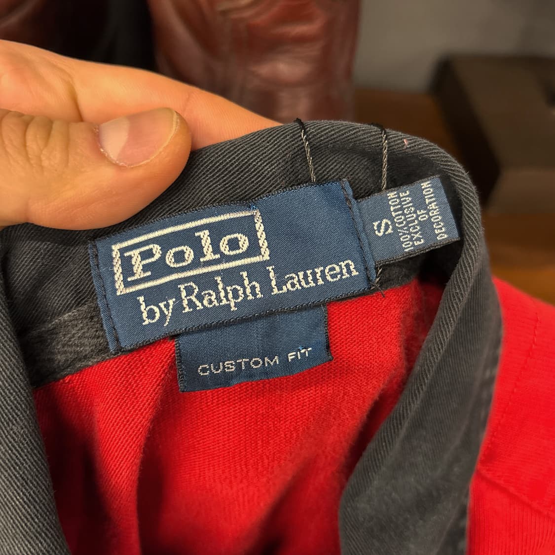 90s 폴로 랄프로렌 RL 자수 와펜 클래식 프레피 럭비티 N806 상품이미지8