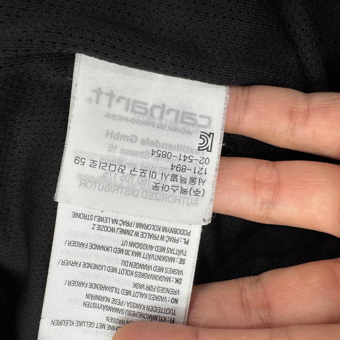 M(100) 칼하트 WIP 블랙 플리스 집업 자켓  상품이미지10