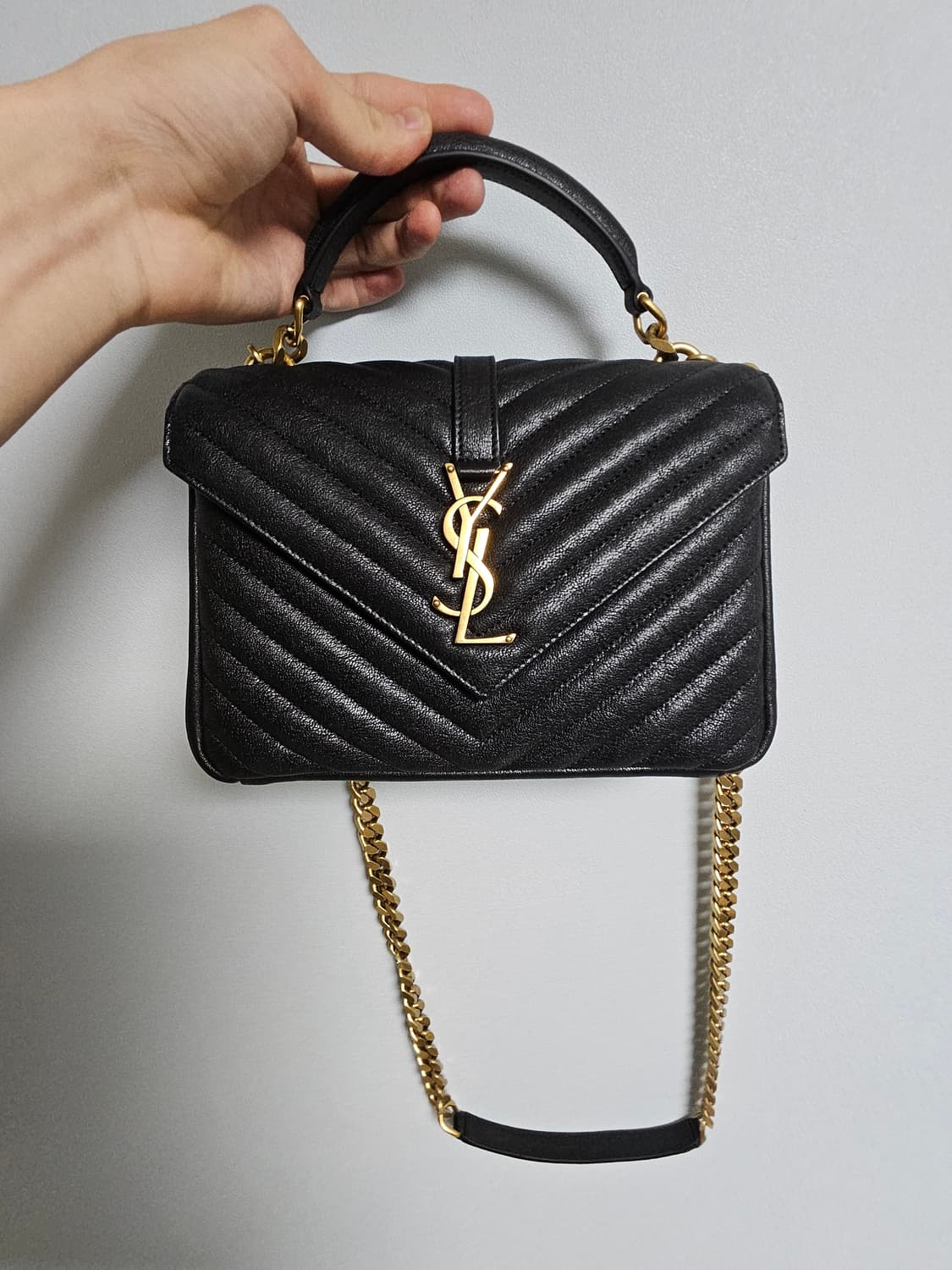 입생로랑 컬리지백 미듐 (새상품급) 상품이미지2