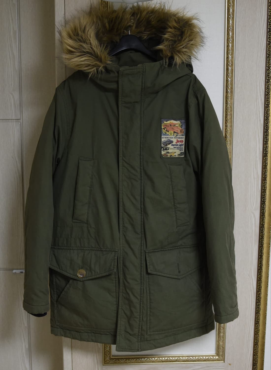 Jeep 카키 야상 점퍼 M 상품이미지1