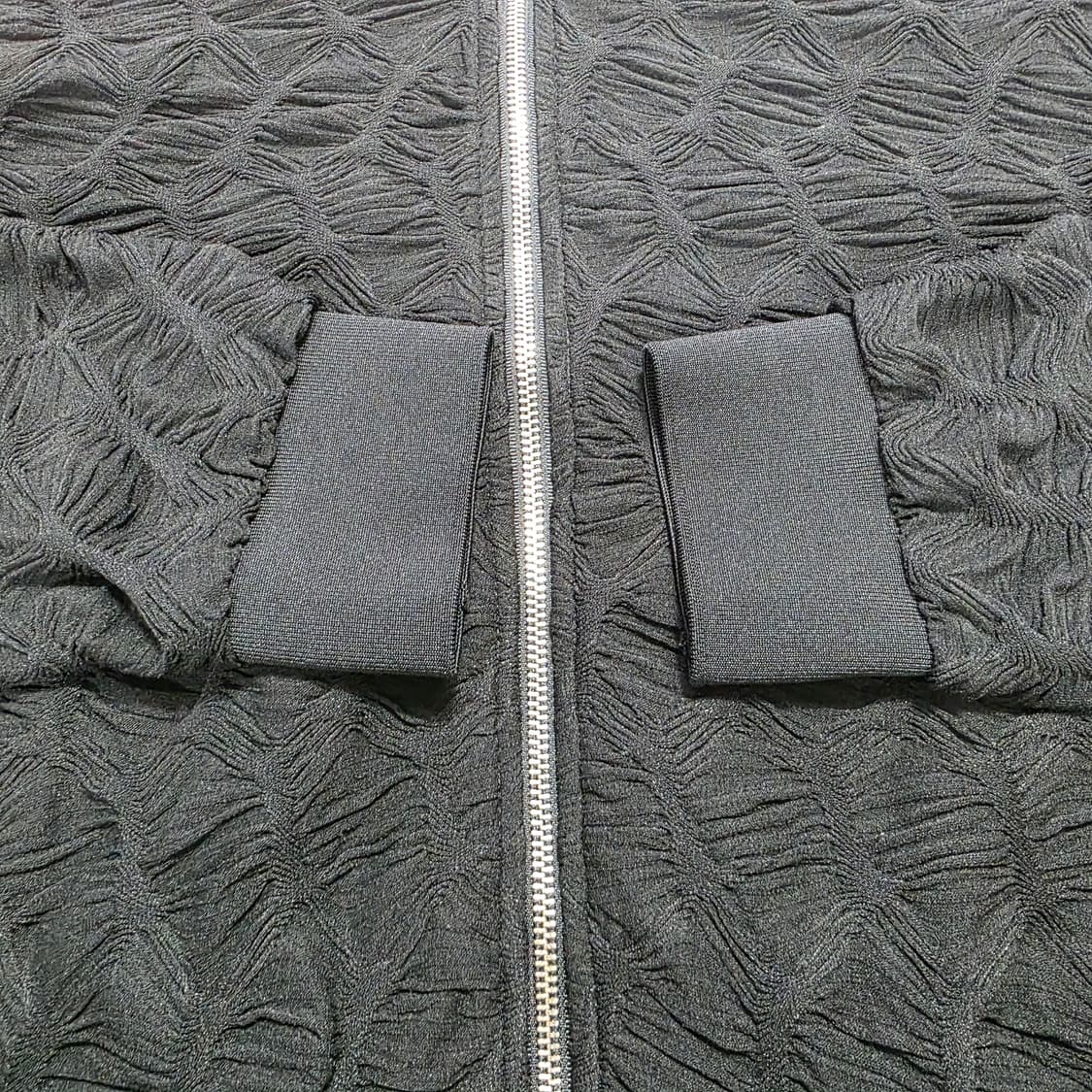 0754 게스 여성 블랙 레이스 봄버 자켓 S 상품이미지6