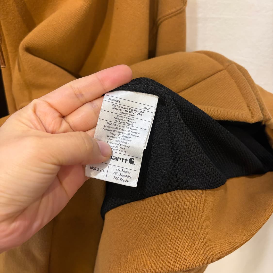 칼하트 써멀 후드집업 후드티 상품이미지5