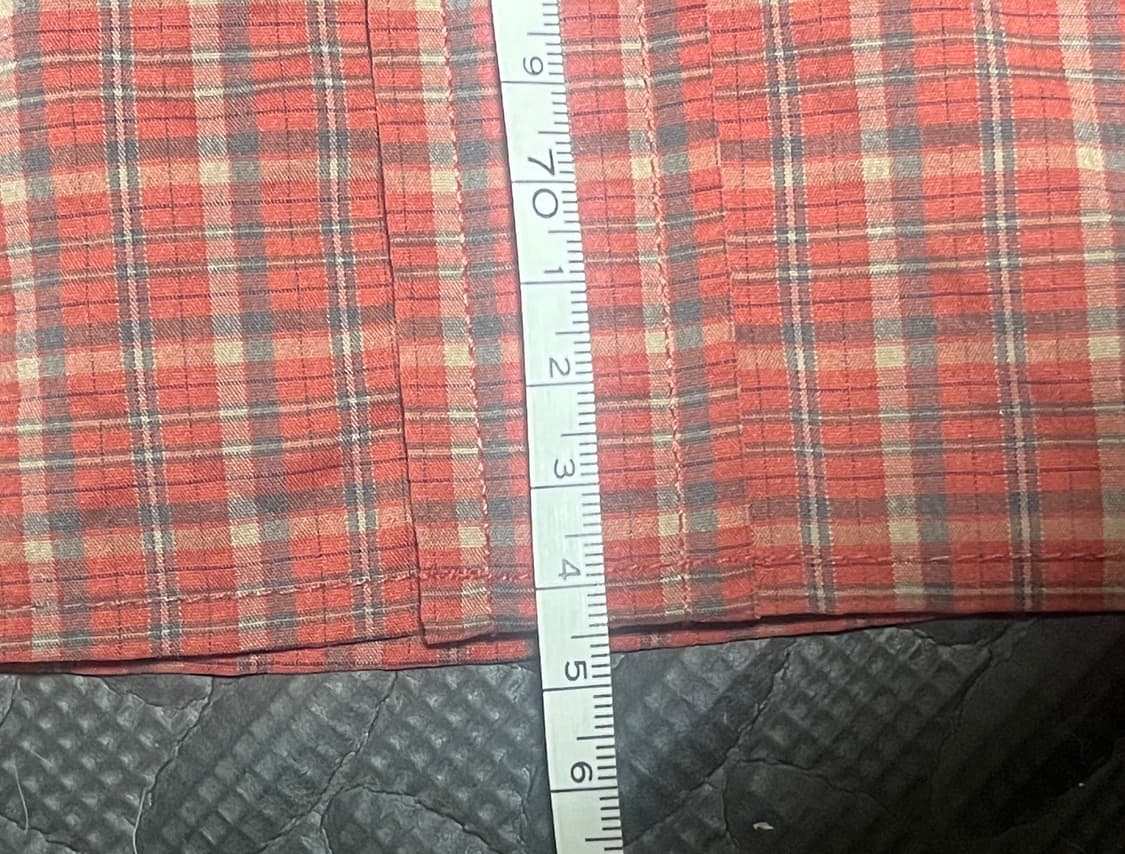 컬럼비아 나일론 체크 셔츠 (L) 상품이미지6